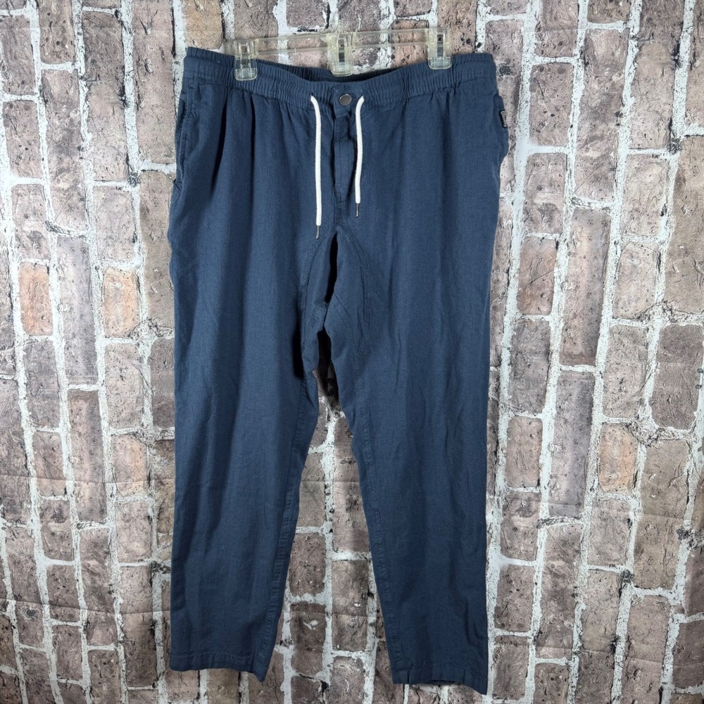 Woolly Clothing Co Merino Wool Longhaul Pants 2XL XXL Blue Stretch Joggers